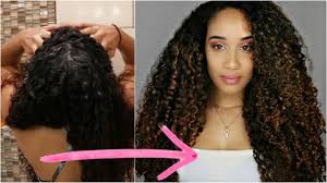 When you heat style your hair you affect the curl pattern and it will take a few washes for it to go back to 7. Wash Day From Start To Finish Curly Hair Routine Youtube