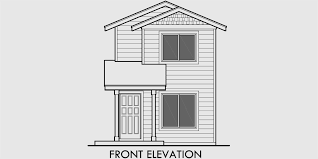 Sloping land 2 storey 3 bedroom/ 4 bed house plans: Narrow Lot House Plans 2 Bedroom House Plans 2 Story House Plan