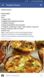 Maklike Quiche Quiche Recipes Recipes South African Recipes