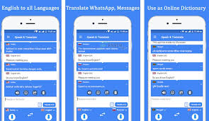 Speak to translate is a dynamic mobile app for users who often need the translation and meaning of all languages ​​in the world. Speak And Translate Voice Translator Interpreter V3 9 5