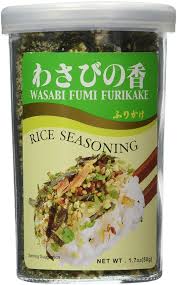 Wasabi Fumi Furikake Rice Seasoning Seasoned Rice Making Sushi Rolls Vegetarian Sushi