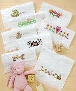 Click here to see my denim cross stitch baby bibs. Leisure Arts Baby Bibs To Cross Stitch Cross Stitch Pattern 4028 123stitch
