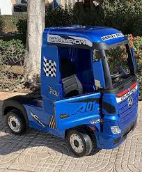 Camion Mercedes Actros Blue Paint Car 4 Motores Full Option Camiones Para Ninos Coches De Juguete Para Ninos Coche Electrico Para Ninos