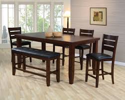 A wide variety of counter height dining table set options are available to you, such as appearance, specific use. Unique Espresso Counter High Dining Table W 4 Chairs And Bench Dream Rooms Furniture
