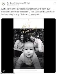 Archie harrison takes center stage on the sussexes' christmas card. Prince Harry And Meghan Markle Are Urged By Royal Family Members To Return From Abroad Express Digest