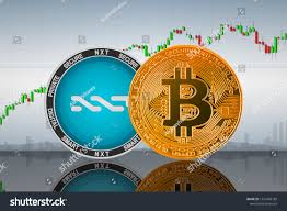 Bitcoin Btc Nxt Nxt Coins On Stock Illustration 1321805180