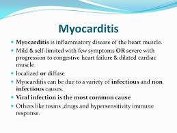 The cause of myocarditis was originally determined in experimental and epidemiological studies in the 1950s and 1960s by investigating myocarditis patients antibody responses to disease, indicating. Myocarditis And Pericarditis Ppt Video Online Download