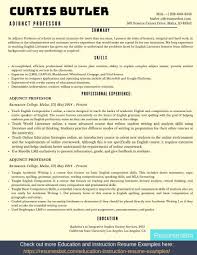 Adjunct Professor Resume Samples Templates Pdf Doc 2021 Adjunct Professor Resumes Bot Resume Examples Professional Resume Examples Resume Template Examples