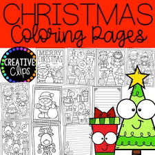Free christmas clipart black and white 2020 coloring pages. Christmas Coloring Pages Writing Papers Holiday Coloring Pages
