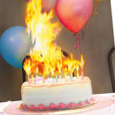 Birthday Cake On Fire Blank Template Imgflip