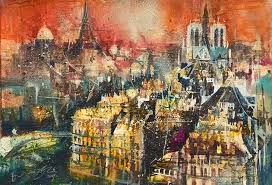 His dazzlingly complex compositions, combined with visceral textures and nuanced colour, vividly capture the drama and mystery of the city. Catto Gallery Bernhard Vogel