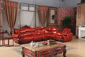 These wooden sofa set are made up of high density foam which give your back a perfect resting place. European Leather Sofa Set Living Room Sofa China Wooden Frame L Shape Corner Sofa Sofa Set Leather Sofa Leather Sofa Set