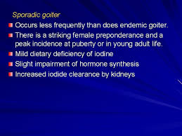 Common in mountainous and iodine deficient areas of the world where the diet contains insufficient amount of. Thyroid Pathology Thyroid Gland Normal Anatomy Congenital Abnormalities
