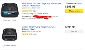 Buying guide for best radar detectors how radar detectors work selecting the right radar detector for you legal ramifications radar detector prices faq. Best Buy R3dsp Vs R3blk Radar Detector Countermeasure Forum