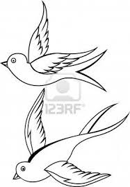 Bird Cartoon Pictures Black And White Sparrow Tattoos Ideas Free Pictures Of Sparrow Bird Tattoos Birds Tattoo Swallow Bird Tattoos Swallow Bird