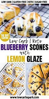 Best Keto Blueberry Scones With Lemon Glaze In 2021 Blueberry Scones Blueberry Recipes Blueberry Scones Recipe