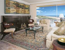 A pairing or asian decor items. Unique Antique Motasham Kashan Rug Augments Atlantic Seaside Home