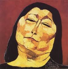 La Cantautora Argentina Mercedes Sosa Retratada Por El Artista Ecuatoriano Oswaldo Guayasamin Art Portrait Painting Latin American Art