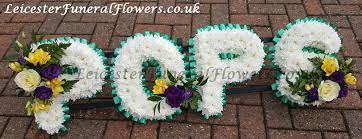 How much are funeral flowers per letter. Named Letter Tributes Funeral Flowers Leicester