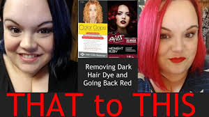 Use the deep reconstructor included in the splat kit (or a hair conditioner) to coat the hair, this will create a barrier and protect hair that you don't wish to color.⠀⠀⠀⠀⠀⠀⠀⠀⠀ 3. Removing Dark Hair Dye And Going Back To Red Color Oops Review Youtube