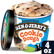 Ben Jerry S Ice Cream Cookie Dough 4 Oz Walmart Com