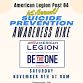American Legion Post 84 Suicide Prevention event image
