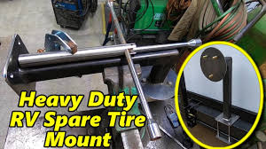 Rv spare tire mount under frame. Spare Tire Mount Build For Travel Trailer Youtube