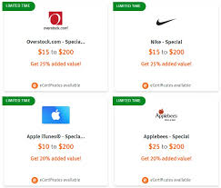 Many rewards cards also allow you to redeem the points or miles you've earned as statement credits. Expired More Brands Added Rate Increased Discover Get 25 33 Bonus On More Gift Cards Apple Nike Lowe S Overstock More Gc Galore