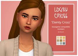 See more ideas about sims 4, sims, maxis match. Maxis Match Cc World S4cc Finds Daily Free Downloads For The Sims 4 Dainty Cross Necklace The Sims 4 Skin Maxis Match
