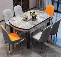 china juego de comedor con mesa redonda de mármol, Comprar ...