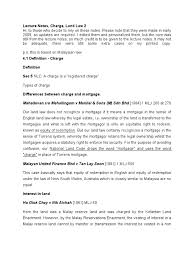 But our land law certainly recognizes a mortgage in the sense of torrens system, whereby the mortgagor retains the legal ownership whilst the malaysia building society bhd v johore mining and stevedoring company sdn bhd 2004 5 clj 82 i: Lecture Notes 4 Lease Res Judicata
