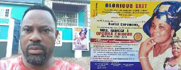 Nollywood Producer Mr China, Buries Mother (Photos)