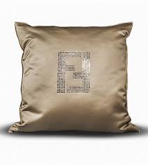 Fendi Casa Swarovski Crystal Fendi Logo Pillow At Saks Fifth Avenue 1 060 Fendi Pillows Decorative Pillows