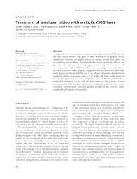 It is a healthcare caused lesion, due to entry of dental amalgam into the soft tissues. Pdf Treatment Of Amalgam Tattoo With An Er Cr Ysgg Laser Hasan Yilmaz Academia Edu