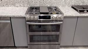 Fingerprint resistant black stainless steel. Should You Buy A Samsung Slide In Gas Range With Flex Duo Reviews Ratings Prices