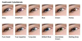 Freshlook Colored Lenses Color Examples