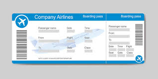 In unserem shop finden sie verschiedene einladungskarten flugticket oder vorlagen, die sie als boarding pass einladung beschriften und an ihre familie, an freunde, an kollegen oder mitarbeiter in ihrer firma versenden können. Boarding Pass Template Airplane Ticket Stock Vector Adobe Stock