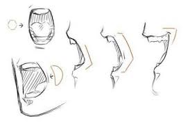 Black And White Anime Boy Side View 27 Trendy Drawing Anime Male Facial Expressions Drawing Reference Drawing Expressions Mouth Drawing