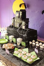 Monster Mash Halloween Party Ideas Photo 1 Of 20 Catch My Party Halloween Dessert Table Halloween Food For Party Halloween Party Kids