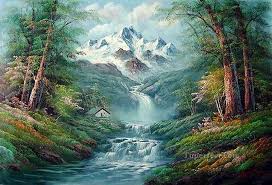 Art Of Techniques Of Bob Ross Paintings For Sale