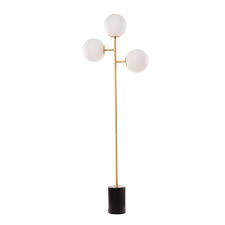 Stehlampe Design Marmor Messing Full Moon Pols Potten