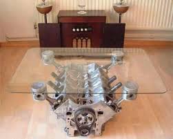 Pin By Maggie Morehart On Around The House Man Cave Coffee Table Man Cave Decor Engine Coffee Table