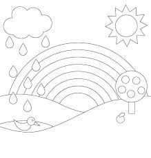 As long as you have a computer, you have access to hundreds of games for free. A Simple Lineart Of Rainbow And Panoramic View Coloring Page Download Print Online Coloring Pages For Free Color Nimbus