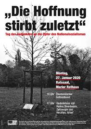 Der tag und der ort haben eine besondere bedeutung. Holocaust Gedenktag In Marl Befreiung Des Kz Auschwitz Jahrt Sich Zum 75 Mal Marl