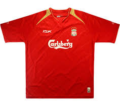 Footage from liverpool football club's triumphant homecoming, taken by st. Liverpool Fc 2005 06 Cl Home Trikot