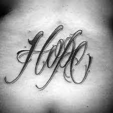 40 Hope Tattoos For Men Four Letter Word Design Ideas Hope Tattoo Tattoos Tattoos For Guys