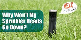 My Sprinkler Heads Won T Go Down What Should I Do