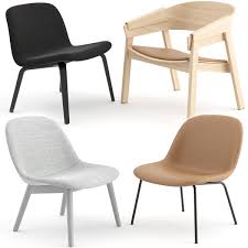 Fiber Lounge Chair Muuto Model Turbosquid 1476483