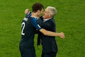 Didier claude deschamps (born 15 october 1968) is a retired french footballer and current manager of the france national football team. Benjamin Pavard Vom Vfb Stuttgart Li Freut Sich Mit Seinem Trainer Didier Deschamps Uber Den Sieg Stuttgarter Nachrichten