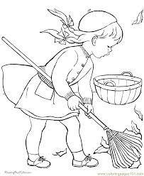 Plus, it's an easy way to celebrate each season or special holidays. Kid Cleaning Leafs Coloring Page For Kids Free Autumn Printable Coloring Pages Online For Kids Coloringpages101 Com Coloring Pages For Kids